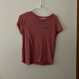 H&M pink tee